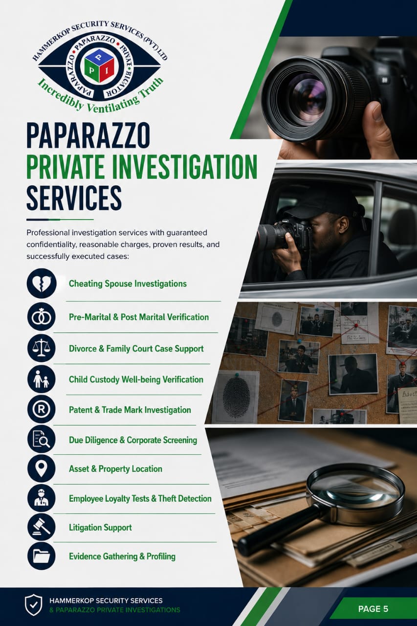Paparazzo private investigation services