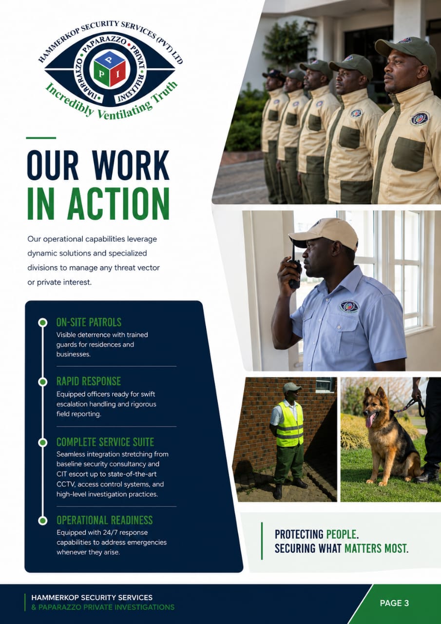 Our work in action